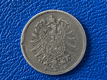 Preview: Kaiserreich 1 Mark 1883 E kleiner Adler, selten