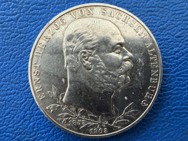 Sachsen-Altenburg 5 Mark 1903 Ernst 1853-1908 J-144