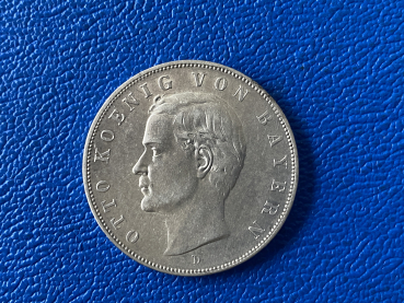 Bayern 3 Mark 1912 D Otto Silber Top Erhaltung (1)