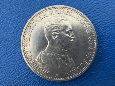Preußen 5 Mark 1913 A Wilhelm II. in Uniform Silber (2)