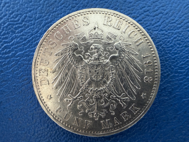 Preview: Bayern 5 Mark 1913 Otto Top Erhaltung J-46