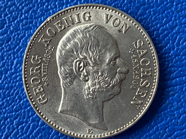 Sachsen 2 Mark 1904 E Georg Jaeger 132 (1) Silber