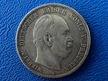 Preußen 5 Mark 1876 A Wilhelm I Silber Top Erhaltung!
