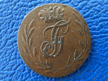 Preview: Schwarzburg-Rudolstadt Pfennig 1825 Friedrich Günther 1807-1867