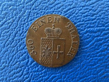 Preview: Waldeck - Pyrmont 1 Pfennig 1842 A Top Erhaltung!
