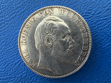 Württemberg Taler 1871 Siegestaler Karl (3)