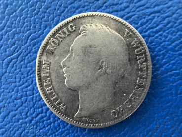 Württemberg 1/2 Gulden 1838 Wilhelm