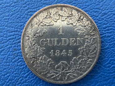 Preview: Bayern 1 Gulden 1845 Ludwig I (1) feine Tönung