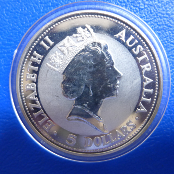 Preview: 1 Oz 1991 Kookaburra Silber