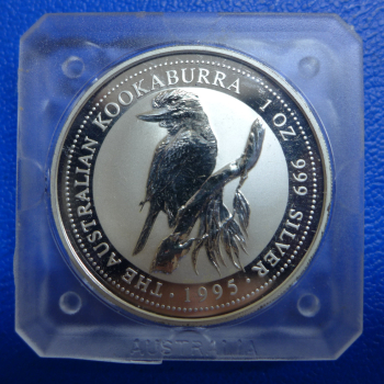 1 Oz 1995 Kookaburra Silber