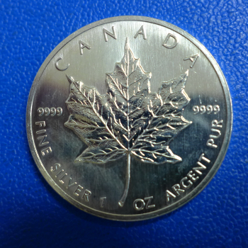 Preview: Kanada 1 Oz 1988 Maple Leaf Silber