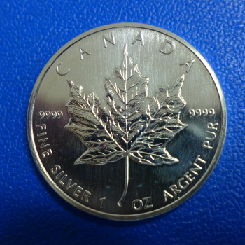 Preview: Kanada 1 Oz 1989 Maple Leaf Silber
