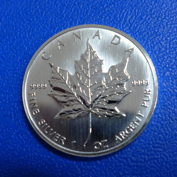Preview: Kanada 1 Oz 2001 Maple Leaf Silber