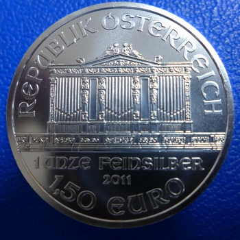 Preview: Österreich 1 Oz Philharmoniker 2011 Silber
