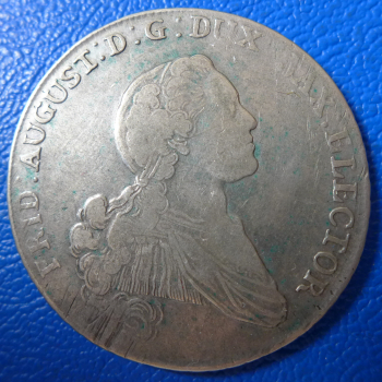 Sachsen-Kurlinie Taler 1768 Friedrich August III