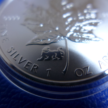 Preview: Kanada 5 Dollar 1998 Maple Leaf Privy Mark "Jahr des Tigers"