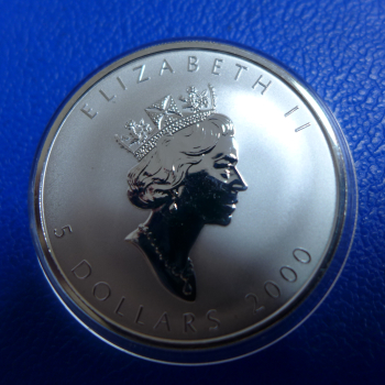 Preview: Kanada 5 Dollar 2000 Maple Leaf Privy Mark "EXPO Hannover"