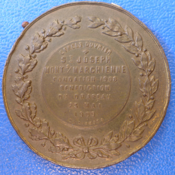 Preview: Belgien-Königreich Leopold II 1865-1909 Große Bronzemedaille