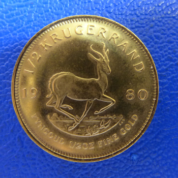 Süd Afrika 1/2 Oz Krügerrand 1980 Gold