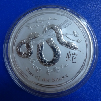 Australien 1 KG 2013 Schlange Lunar II Silber