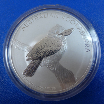10 Oz 2010 Kookaburra in Silber