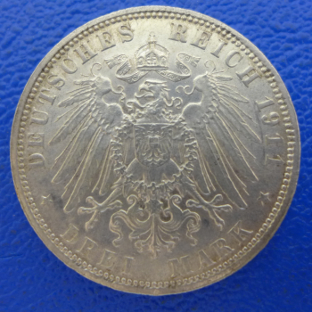 Preview: Bayern 3 Mark 1911 D Prinzregent Luitpold div.