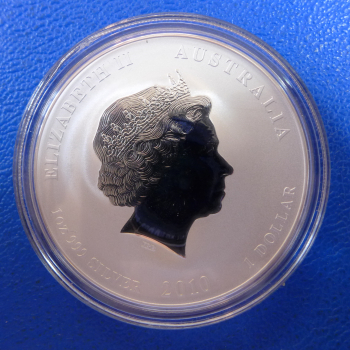 Preview: 1 Oz 2010 Tiger Lunar II Silber