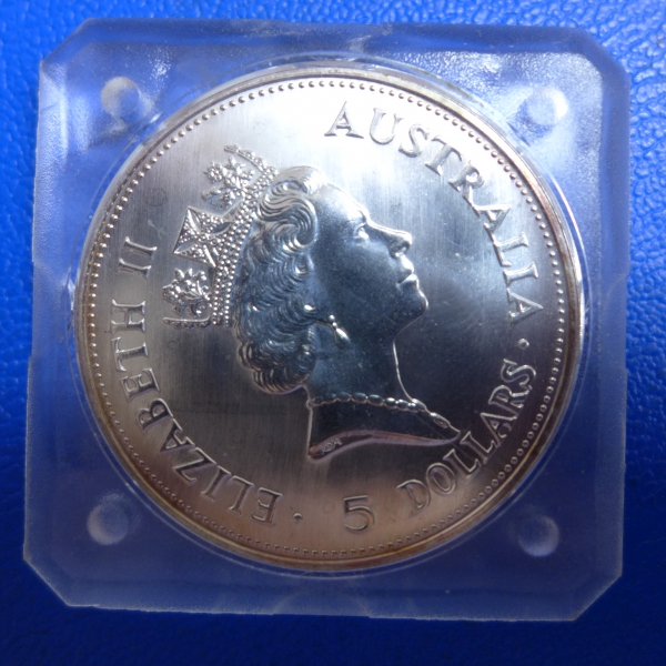 1 Oz 1992 Kookaburra Silber