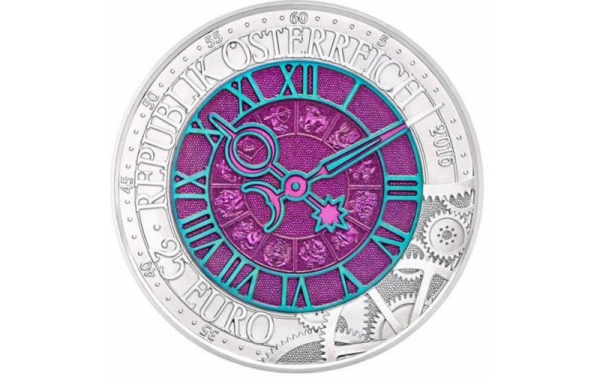 Österreich 25 Euro 2016 Die Zeit in Niob
