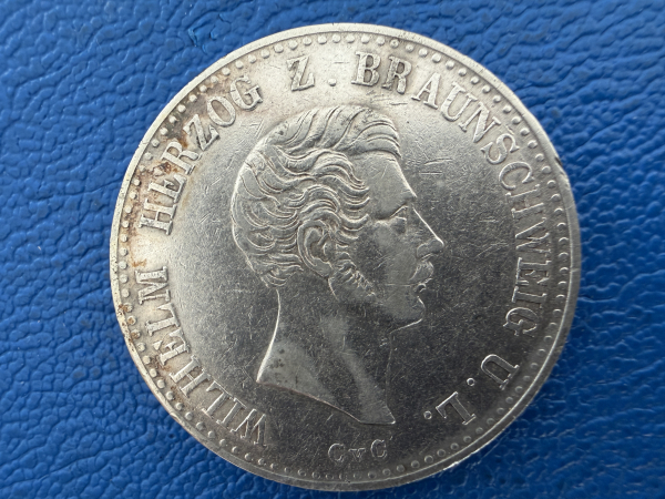 Braunschweig-Wolfenbüttel Taler 1840 CvC Wilhelm 1831-1884