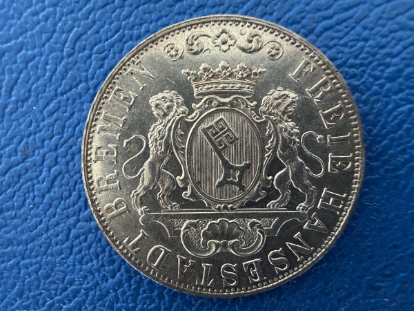 Bremen 36 Grote 1859 Tolle Erhaltung, prächtiger Prägeglanz