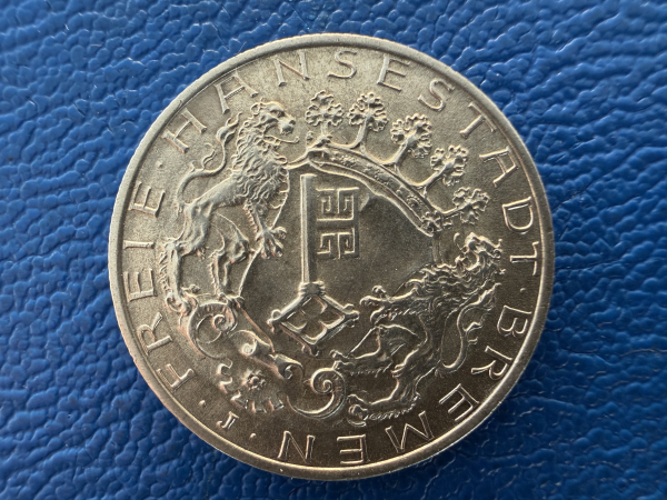 Bremen 2 Mark 1904 J Stadtwappen Silber (2)