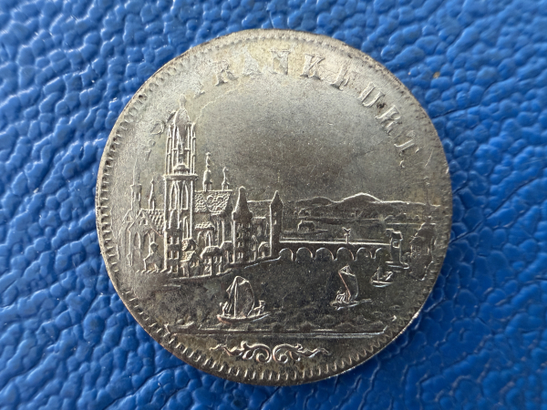 Frankfurt, Stadt Kreuzer 1854 Prachtexemplar