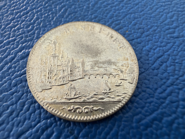 Frankfurt, Stadt Kreuzer 1854 Prachtexemplar