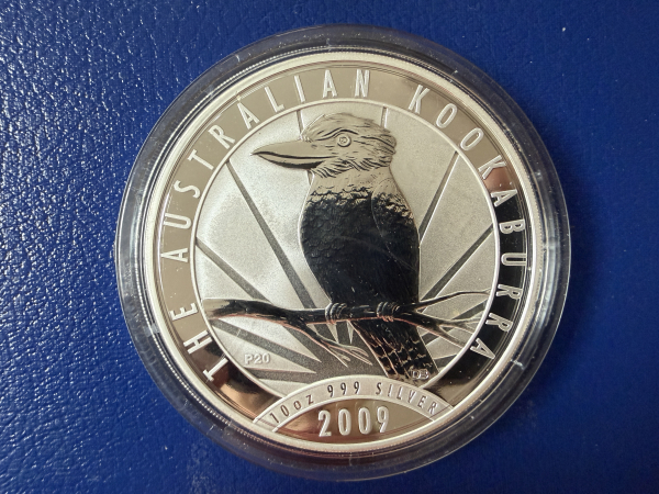 10 Oz 2009 Kookaburra in Silber