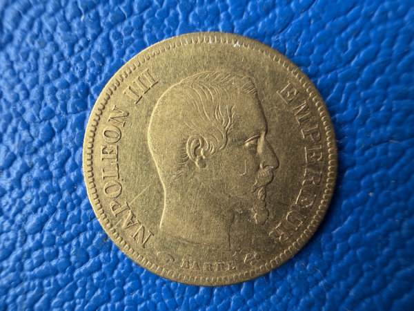 Frankreich 10 Francs 1855 A Napoleon III Gold