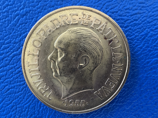 Dominikanische Republik 30 Pesos Gold 1955 Trujillo Regime