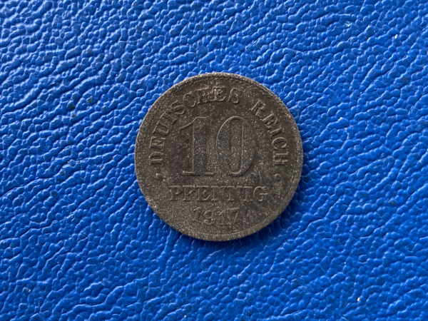 Kaiserreich 10 Pfennig 1917 Jaeger 298 Z (1) selten Top Erhaltung!