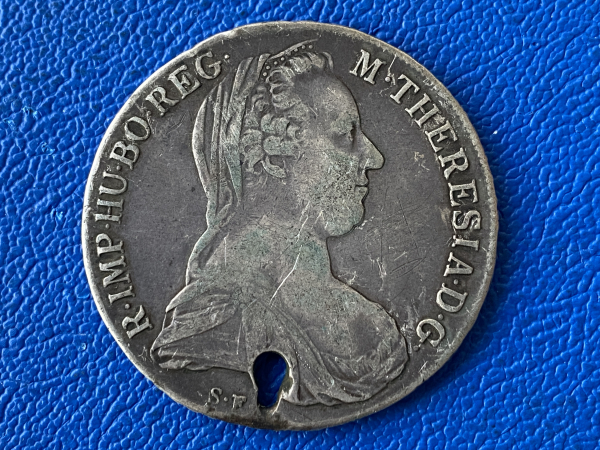 RDR Österreich Maria Theresia Taler 1780 Originalprägung als Hänger