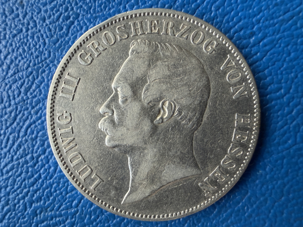 Hessen-Darmstadt Taler 1860 Ludwig III 1848-1877