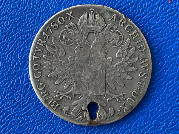 RDR Österreich Maria Theresia Taler 1780 Originalprägung als Hänger