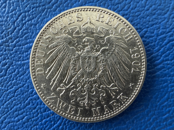 Oldenburg 2 Mark 1901 A Friedrich August Jaeger 94