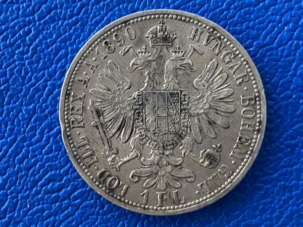 Österreich 1 Florin 1890 Franz Josef I (1)