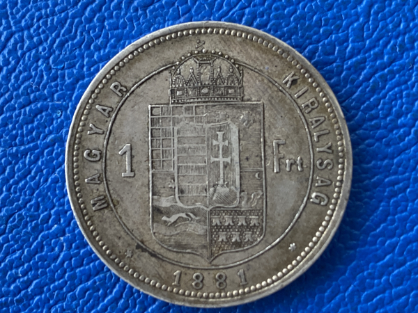 Österreich/Ungarn 1 Forint 1881 K.B. Franz Josef I