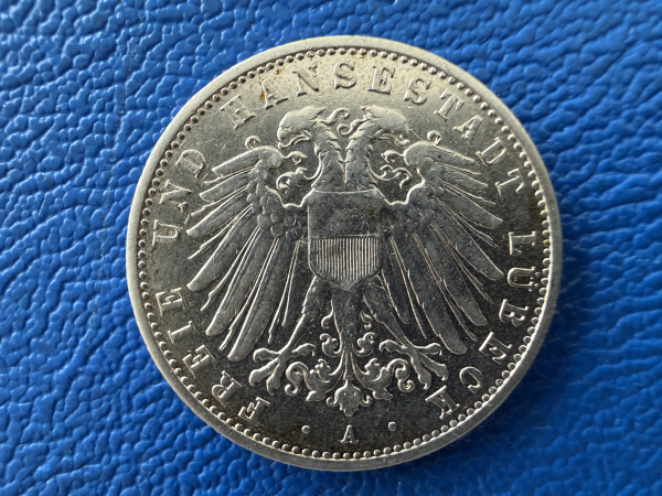 Lübeck 2 Mark 1906 A Freie -und Hansestadt J-81 Top Erhaltung! (1)