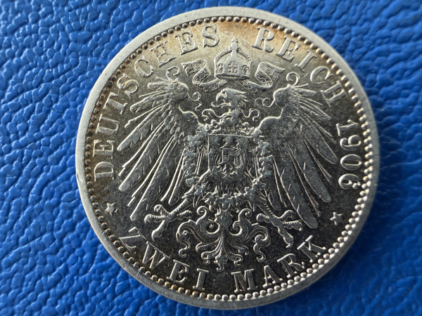 Lübeck 2 Mark 1906 A Freie -und Hansestadt J-81 Top Erhaltung! (1)