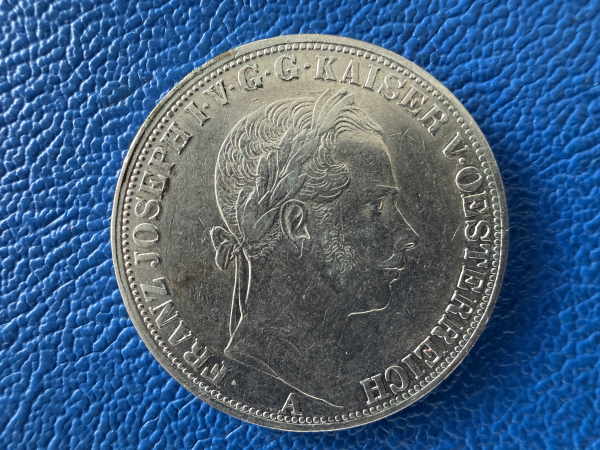 Österreich 1 Vereinstaler 1858 A Franz Joseph I Top Erhaltung!
