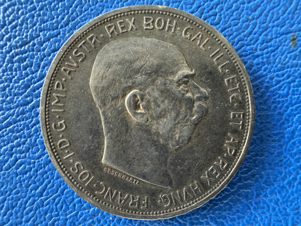 Österreich 5 Kronen 1909 Franz Joseph I Tolle Erhaltung, tolle orig. Patina