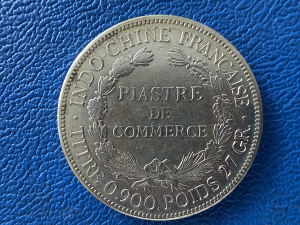 Frankreich / Indochina 1 Piaster 1921 Top Erhaltung!