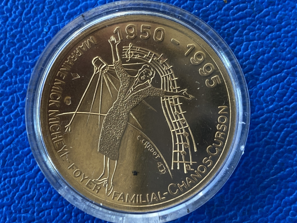 Frankreich 200 Ecu 1995 Chanos-Curson 22 Karat Gold RARITÄT Auflage: 10 Stück weltweit!